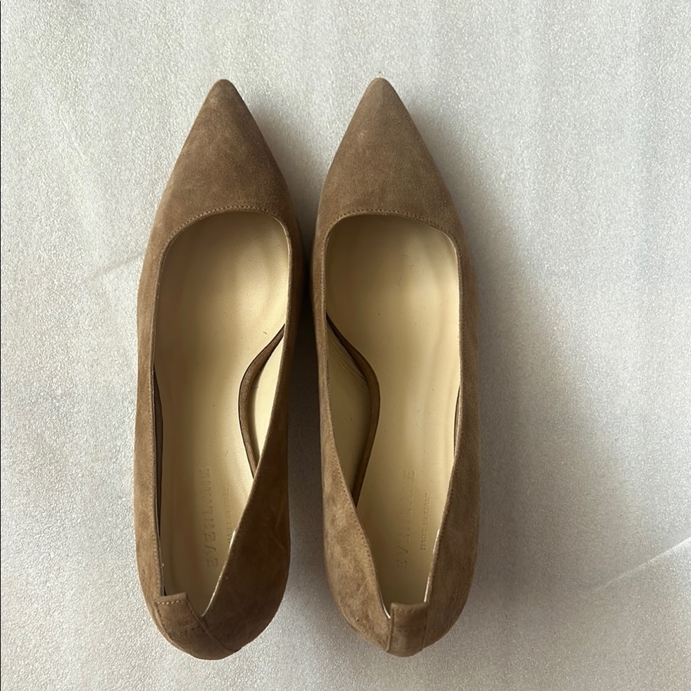 Everlane Brown Suede Heel